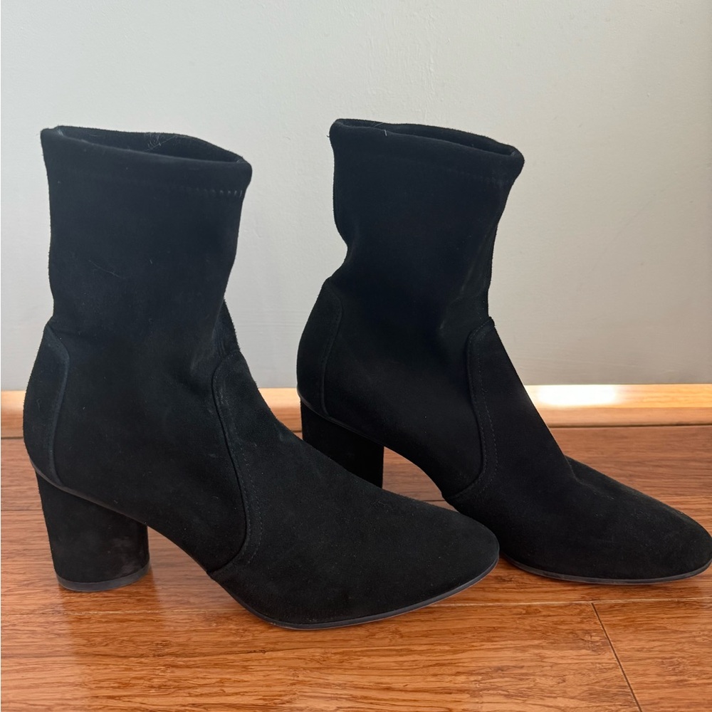 Stuart Weitzman mid calf suede boot